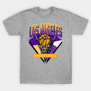 Los Angeles 90 Basketball Throwback T-Shirt